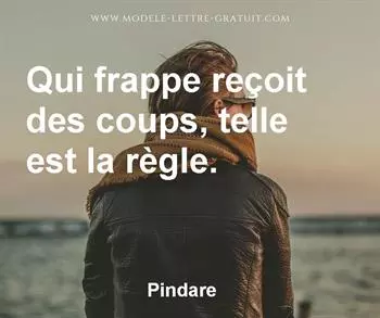 Citation de Pindare