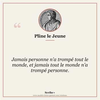Citation Pline le Jeune