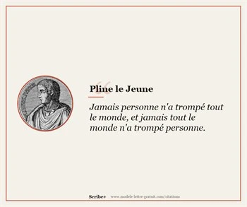 Citations Pline le Jeune