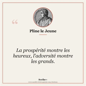 Citation Pline le Jeune