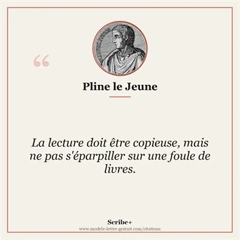 Citation Pline le Jeune