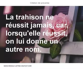 Citations proverbe