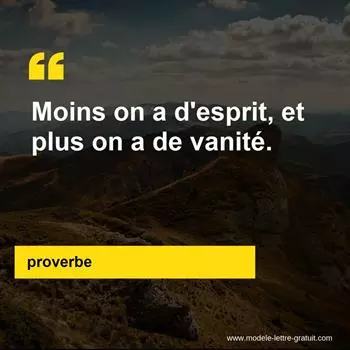 Citation proverbe