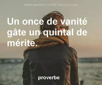 Citation de proverbe