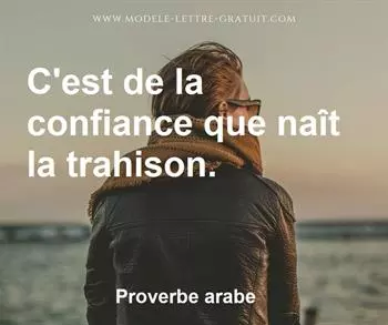 Citation de Proverbe arabe