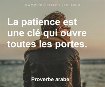 Citation de Proverbe arabe
