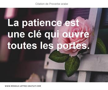 Citations Proverbe arabe