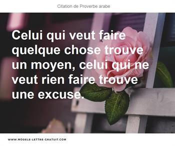 Citations Proverbe arabe