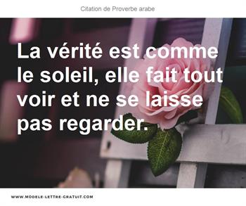 Citations Proverbe arabe