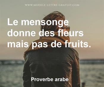 Citation de Proverbe arabe