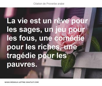 Citations Proverbe arabe