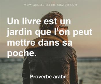 Citation de Proverbe arabe