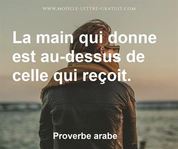 Citation de Proverbe arabe