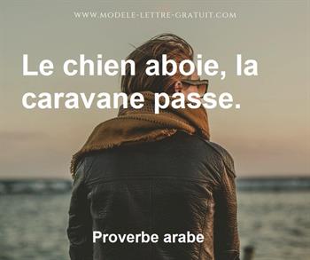Citation de Proverbe arabe