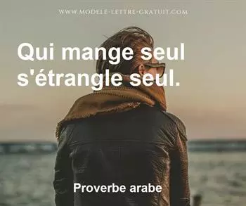 Citation de Proverbe arabe