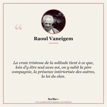 Citation Raoul Vaneigem