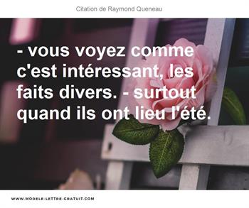 Citations Raymond Queneau
