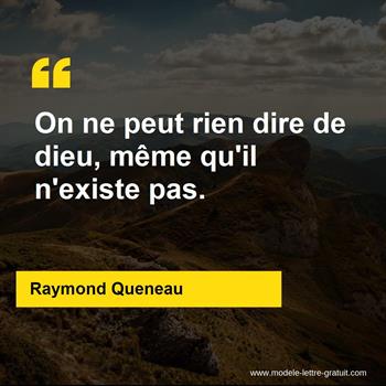 Citation de Raymond Queneau