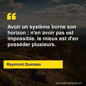 Citation Raymond Queneau