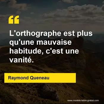Citation Raymond Queneau