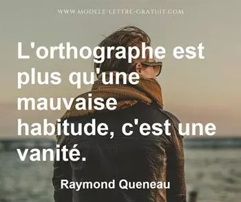 Citation de Raymond Queneau