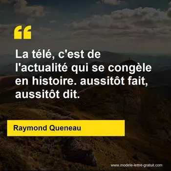 Citation Raymond Queneau