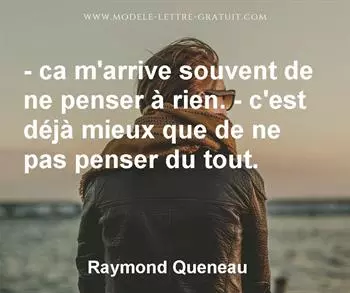 Citation de Raymond Queneau