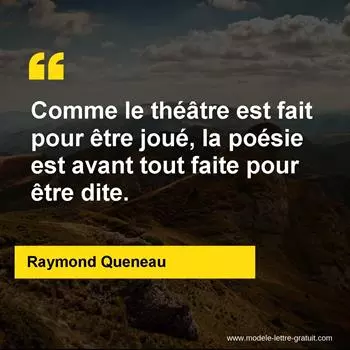 Citation Raymond Queneau