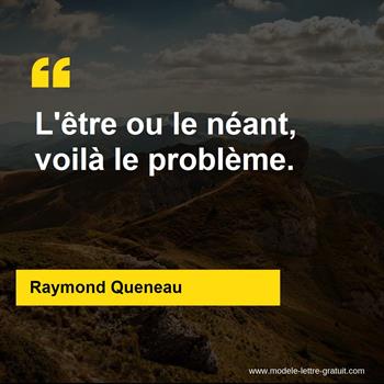 Citation de Raymond Queneau