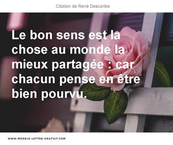 Citations René Descartes
