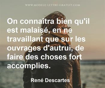 Citation de René Descartes