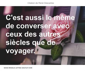 Citations René Descartes
