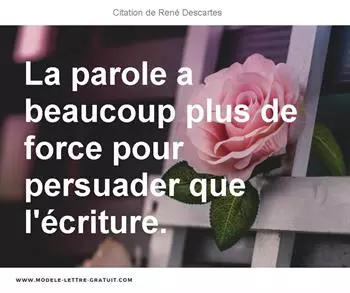 Citations René Descartes