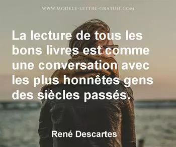 Citation de René Descartes