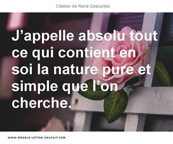 Citations René Descartes