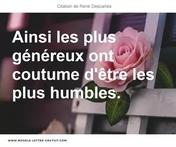 Citations René Descartes