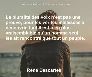 Citation de René Descartes