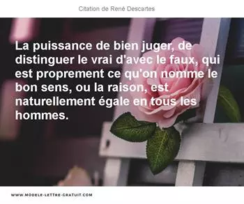 Citations René Descartes