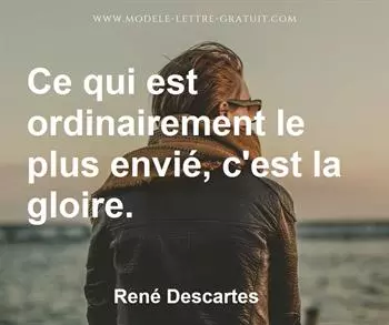 Citation de René Descartes