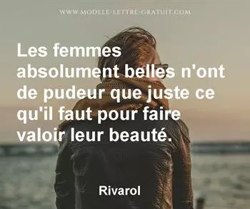 Citation de Rivarol
