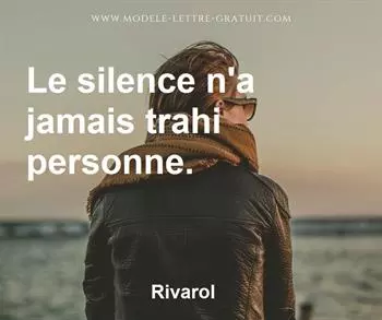 Citation de Rivarol