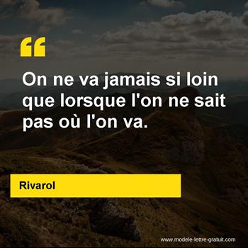 Citation de Rivarol