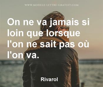 Citation de Rivarol