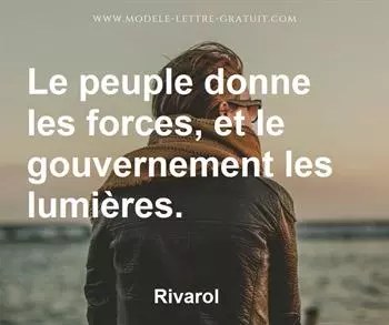 Citation de Rivarol