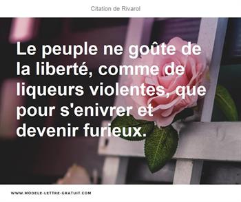 Citations Rivarol