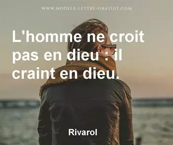 Citation de Rivarol
