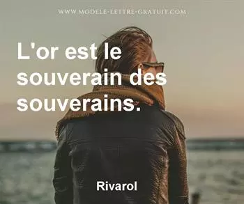 Citation de Rivarol