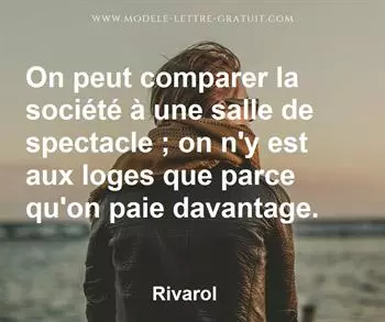 Citation de Rivarol