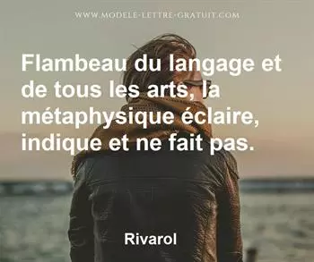 Citation de Rivarol
