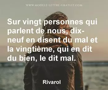 Citation de Rivarol